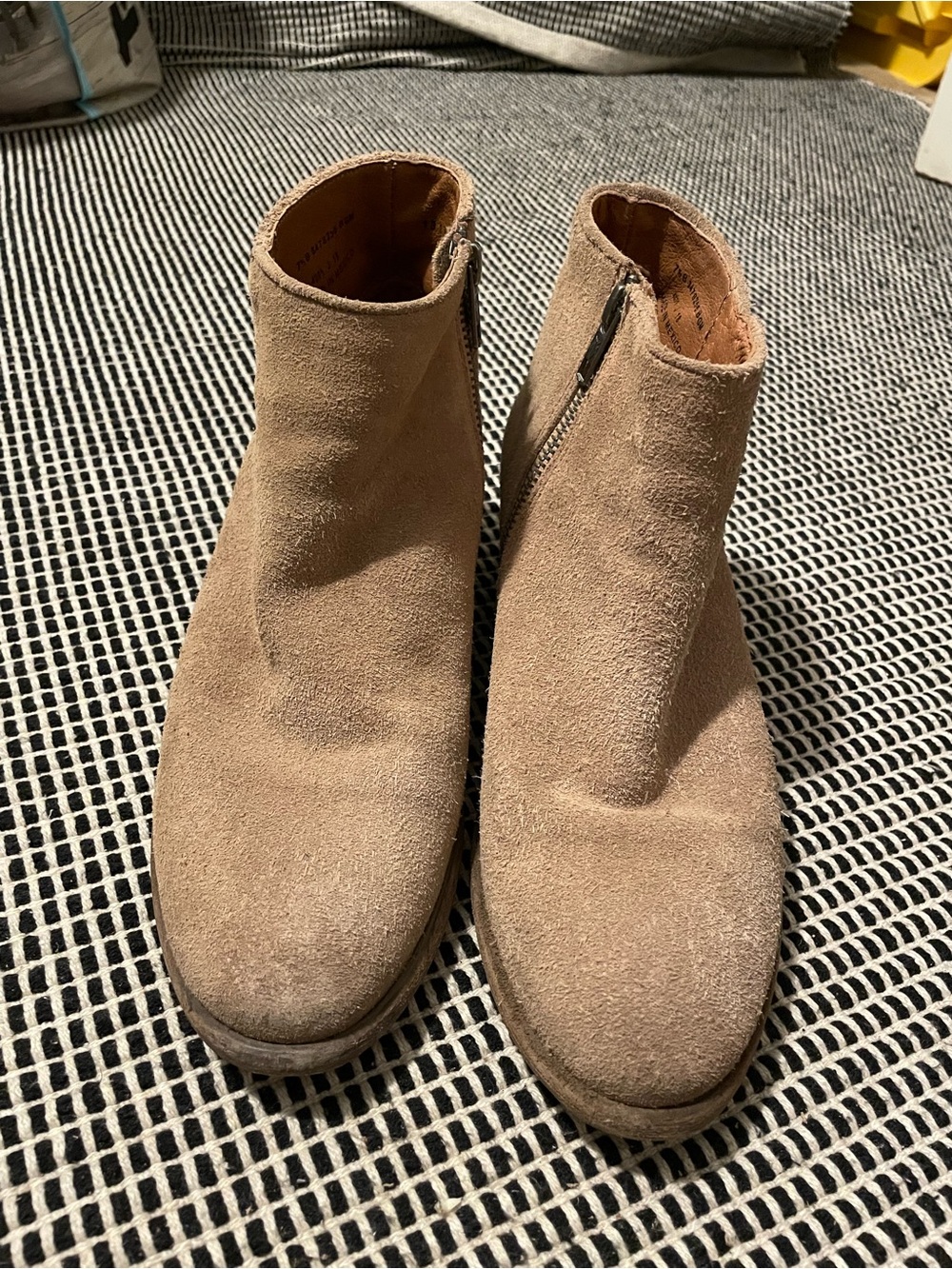 Frye Women's Suede Ankle Boots in Tan